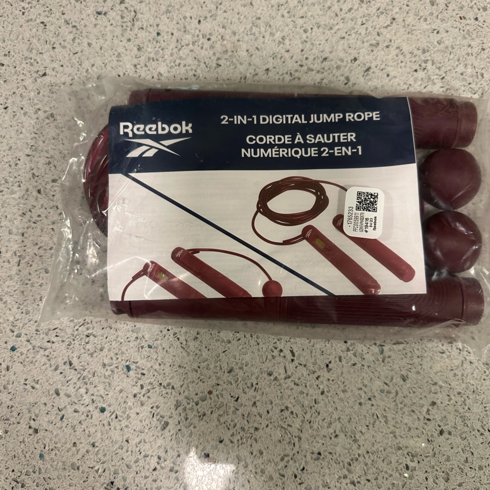 Reebok Red Smart Jump rope